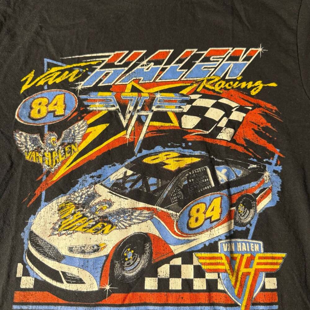 Van Halen Racing 84 Graphic T-Shirt Black Small
